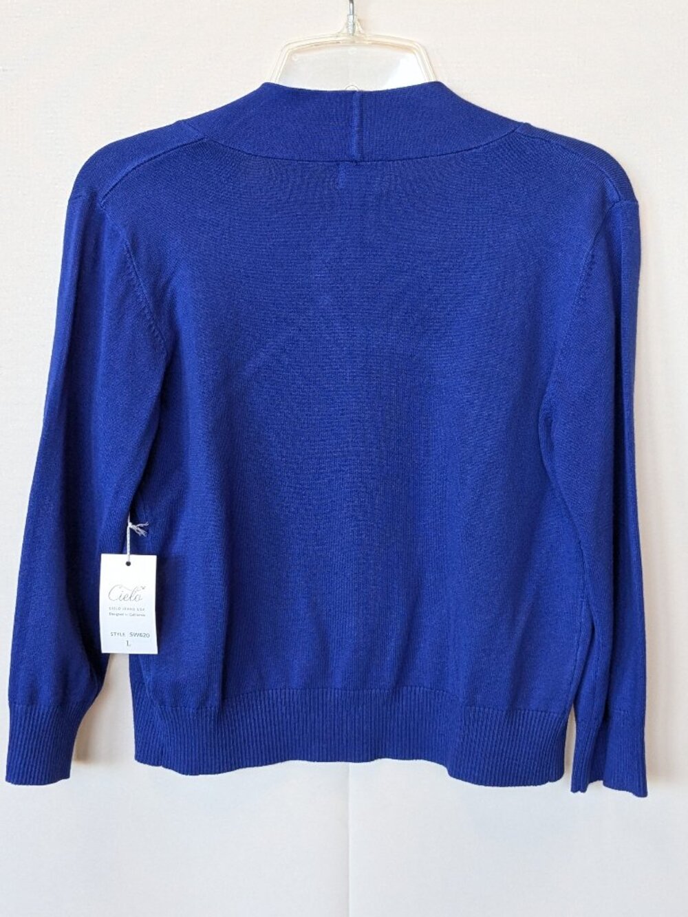 NEW Royal Blue Shrug / Crop Sweater - Picture 2 of 7